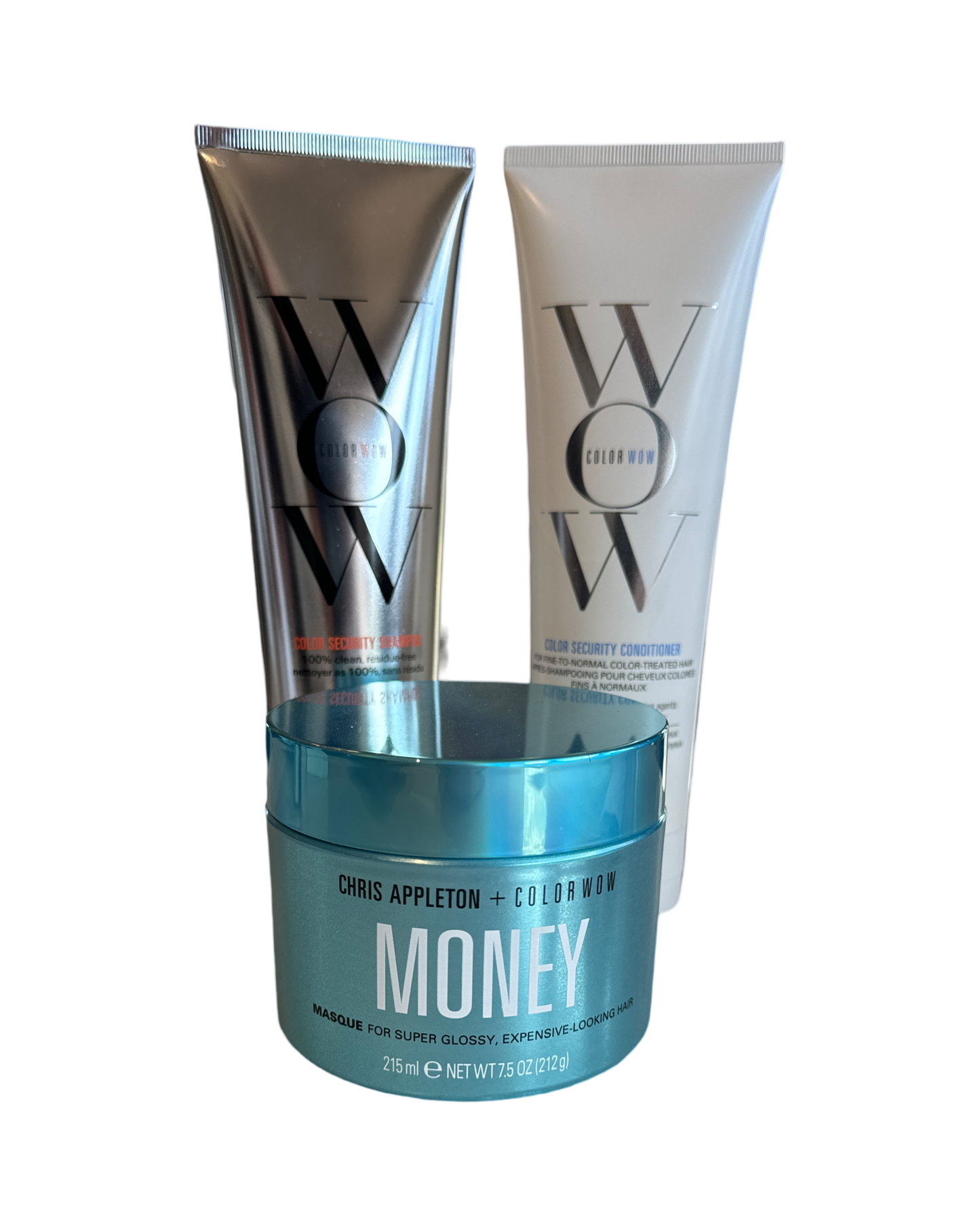 Wow Colour Security Shampoo + Conditoner + Money Mask Bundle