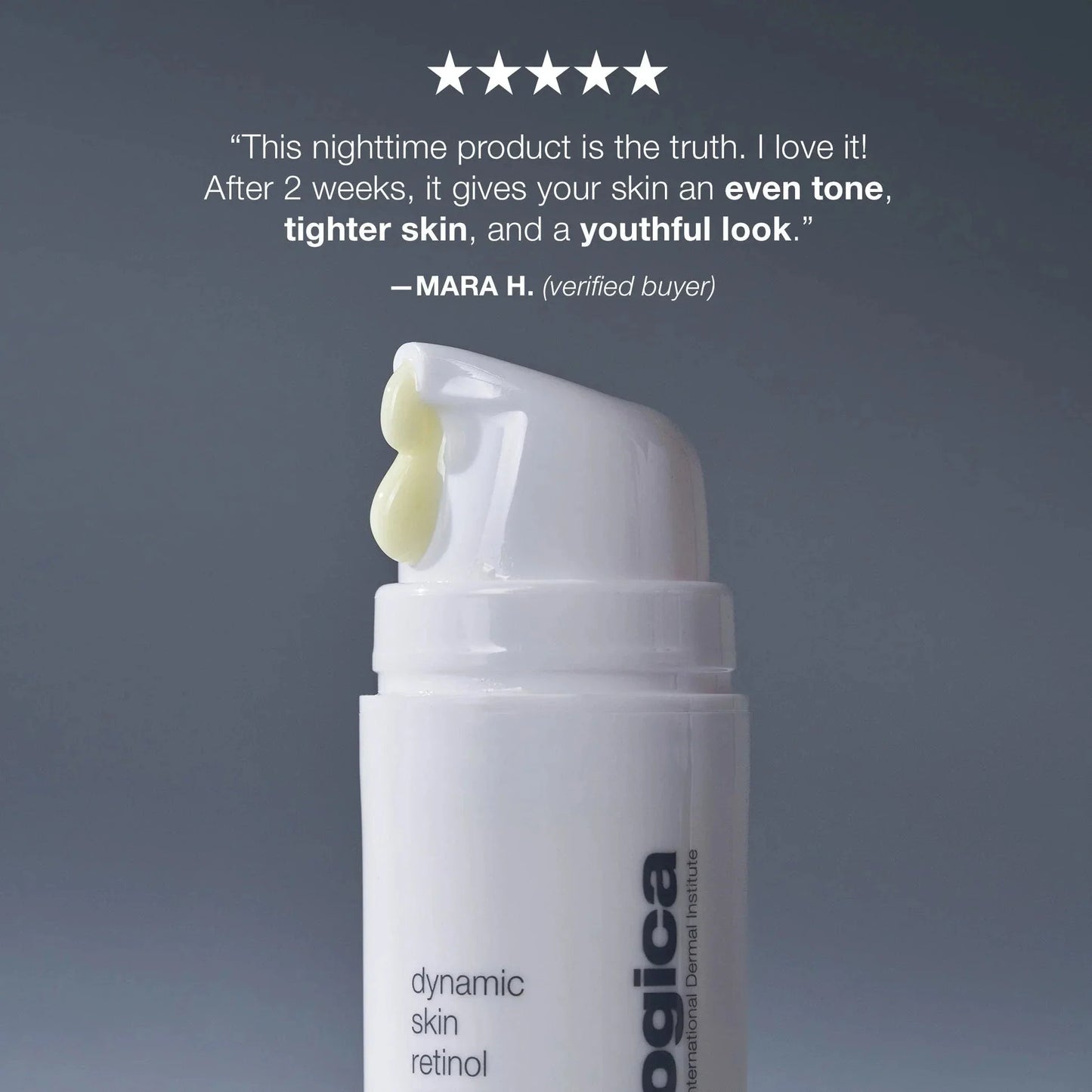 Dynamic skin retinol serum kabuki hair